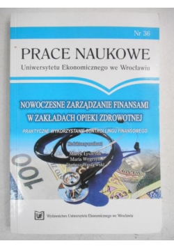 Prace naukowe Uniwersytetu Ekonomicznego we Wrocławiu, nr 36