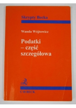 Podatki - część szczegółowa