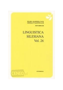 Linguistica silesiana vol.26, nowa