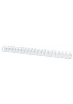 Grzbiety do bindowania Office Products A4 plastikowe 38mm 50 sztuk białe