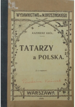 Tatarzy a Polska i inne, 1919 r.