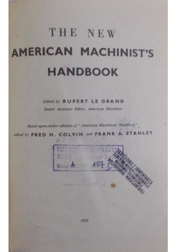 The New American Machinists handbook