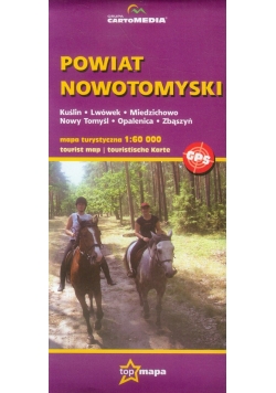 Powiat Nowotomyski mapa turystyczna 1:60 000