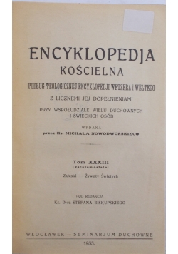 Encyklopedia Kościelna Tom XXXIII, 1896 r.