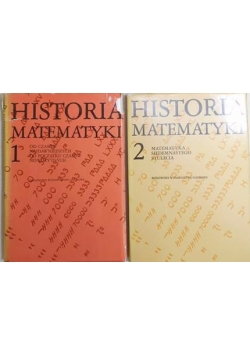 Historia matematyki tom I i II