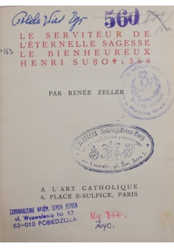 Le bienheureux henri suso