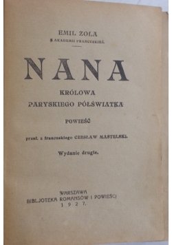 Nana, 1927
