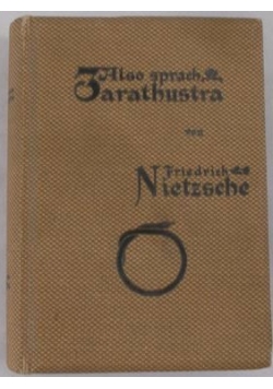 Also sprach zarathustra, 1907 r.