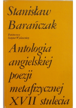 Antologia angielskiej  poezji metafizycznej XVII stulecia