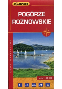 Pogórze Rożnowskie mapa turystyczna 1:50 000