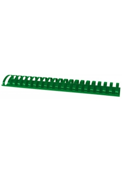 Plastikowe grzbiety do bindowania A4 50 sztuk zielone
