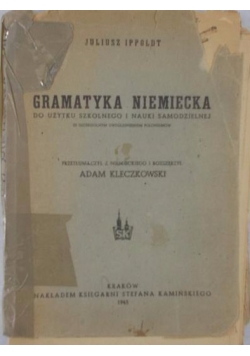 Gramatyka niemiecka, 1945r