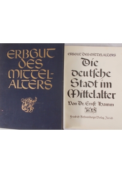 Zestaw 2 książek Erbgut des mittelalters