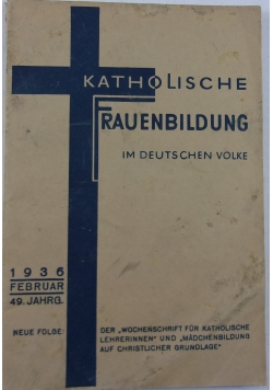 Katholische rauenbildung, 1936 r.