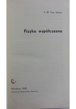 Fizyka współczesna
