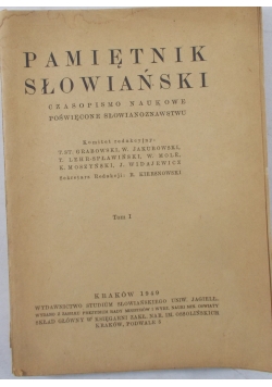 Pamiętnik słowiański , 1949 r.