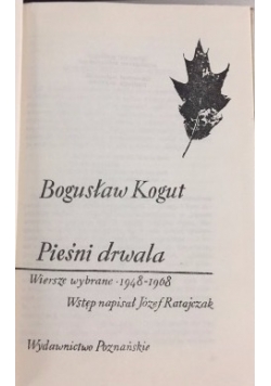 Pieśni drwala