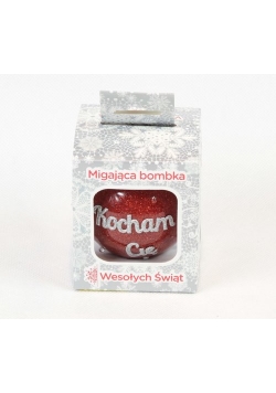 Bombka led Kocham Cię