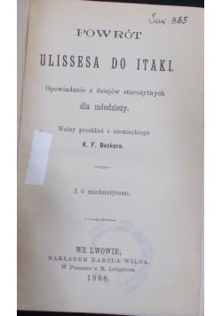 Powrót Ulissesa do Itaki,1868r.