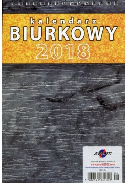Kalendarz 2018 KBA5 Biurkowy A5 Grafit