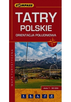 Tatry Polskie orientacja południowa mapa turystyczna