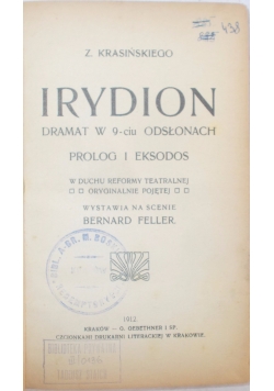 Irydion, 1912r.