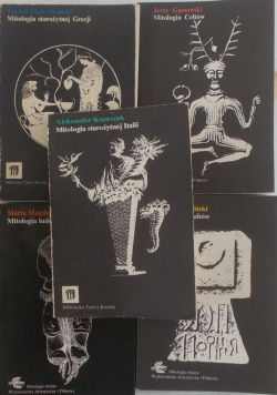Mitologia Starożytnej  Grecji/ Mitologia Celtów/ Mitologia Ludów Syberii/ Mitologia Arabów/Mitologia Starożytnej Italii, zestaw 5 książek