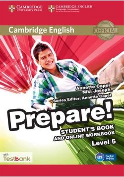 Cambridge English Prepare! 5 Student's Book + Online Workbbok +Testbank