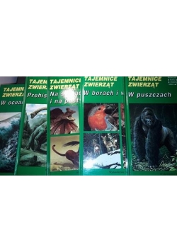 Zestaw 5  ksiażek - Tajemnice zwierząt