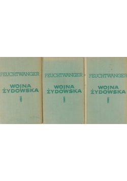 Wojna żydowska zestaw trzech książek