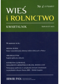 Wieś i rolnictwo 2/2017
