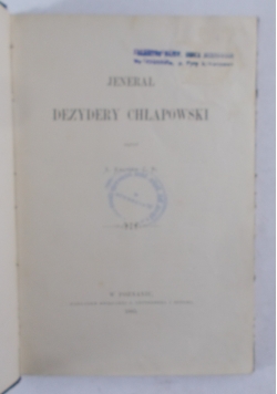 Jenerał Dezydery Chłapowski, 1885 r.