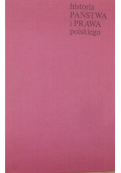 Historia państwa i prawa polskiego, wydanie czwarte