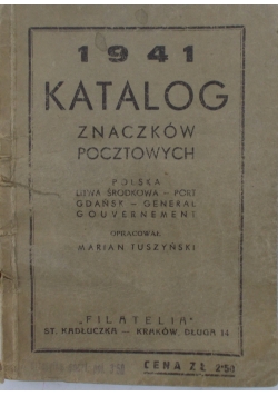 Katalog znaczków pocztowych 1941