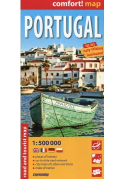 Portugal mapa samochodowo-turystyczna 1:500 000