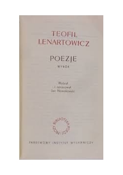 Poezje
