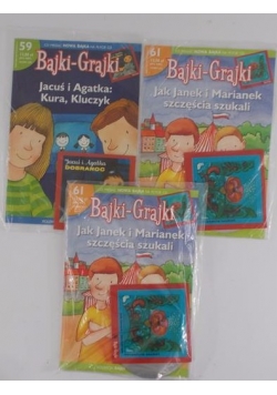 Bajki-Grajki, zestaw 3 książek