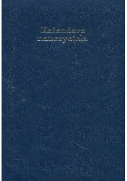 Kalendarz nauczyciela 2017/2018 A5 Albit granatowy