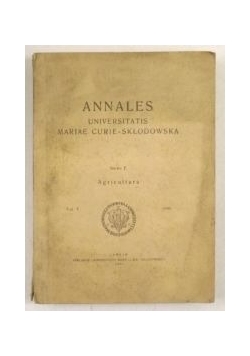 Annales Universitatis Mariae Curie-Skłodowska