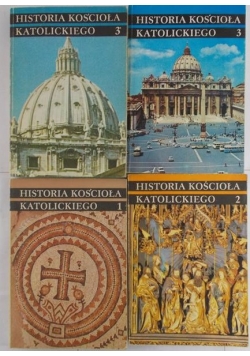 Historia kościoła katolickiego - zestaw 4 książek
