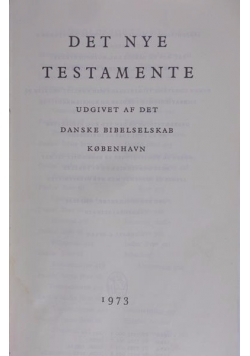 Dat Nye Testamente