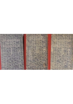 Opowiadania pisarzy radzieckich Tom I-III