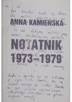 Notatnik 1965-1972