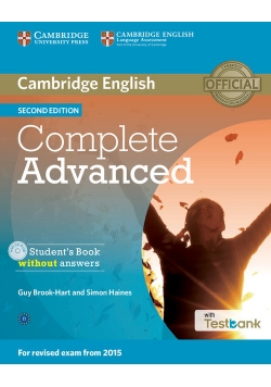 Complete Advanced Student's Book without Answers + Testbank + CD