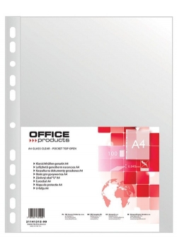 Koszulka na dokumenty Office A4 groszkowa 100 sztuk