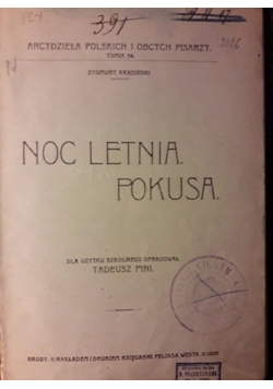 Noc letnia . Pokusa . 1905 r.