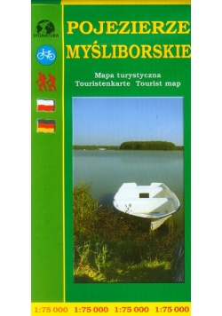 Pojezierze Myśliborskie mapa turystyczna 1:75 000