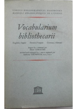 Vocabularium bibliothecarii