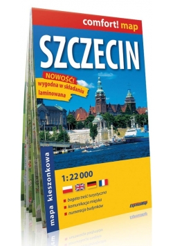 Szczecin mapa kieszonkowa 1:22 000