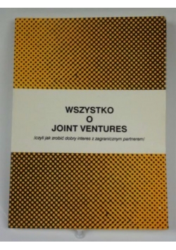 Wszystko o Joint Ventures